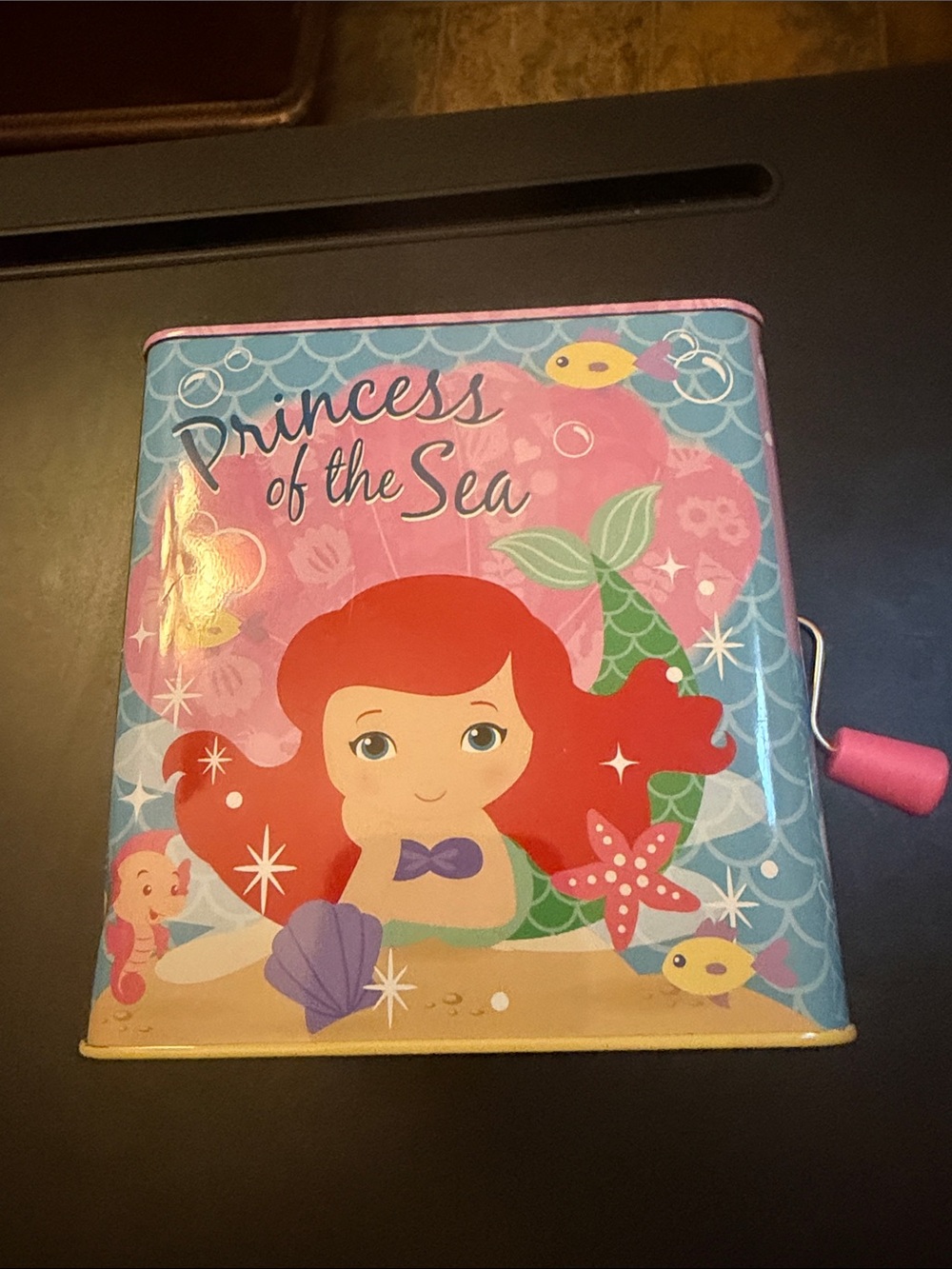 Disney Princess of the Sea Red & Pink Music Box